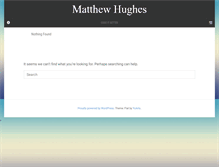 Tablet Screenshot of matthewhughes.co.uk